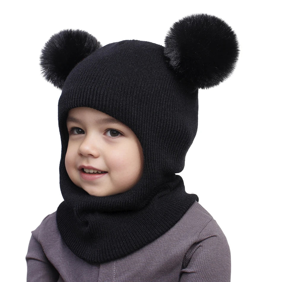 Children's Knit Balaclava Hat